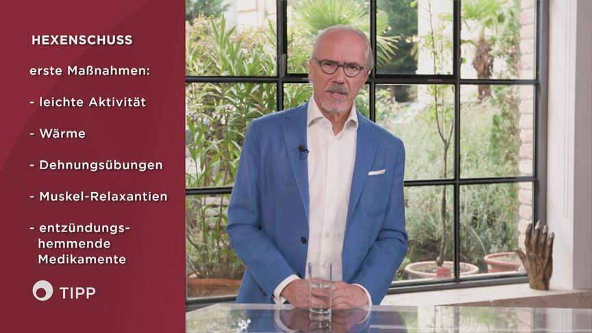 "bewusst gesund" am 27.11.2021: Hexenschuss