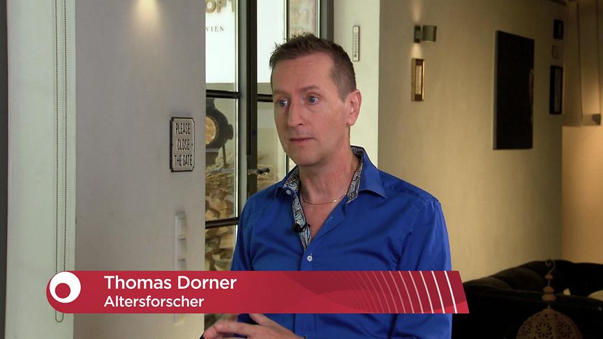 Der Altersforscher Thomas Dorner spricht in einem Interview über das Älterwerden.