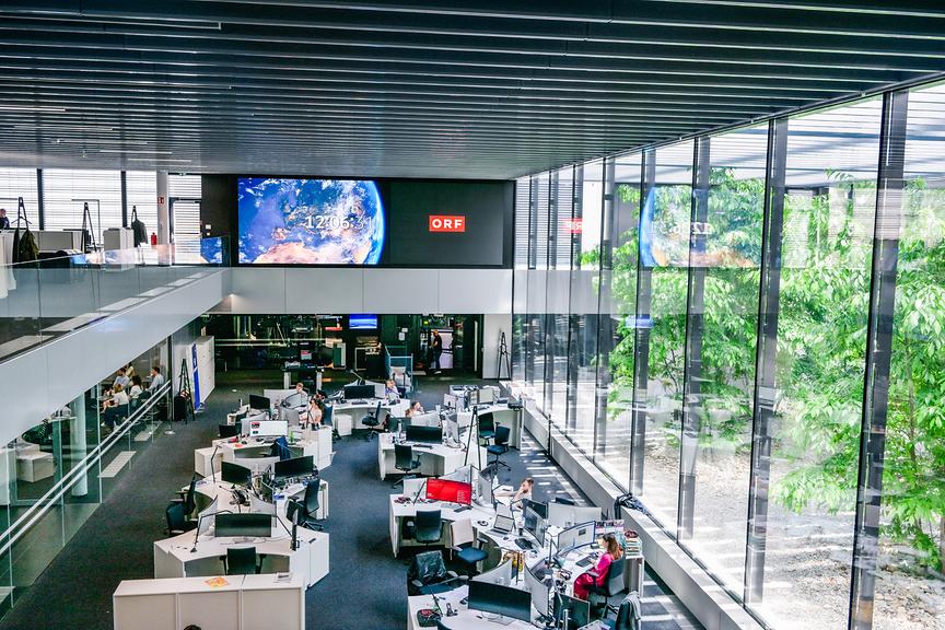 Multimedialer Newsroom