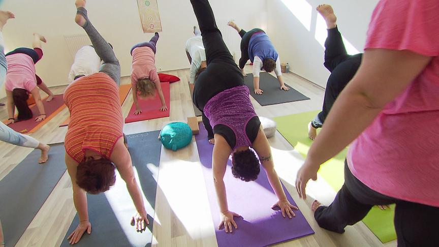 © ORF "bewusst gesund": Wieder flott – Yoga auch mit Übergewicht