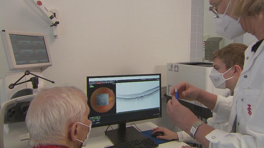 © ORF "bewusst gesund" am 20.11.2021: Makuladegeneration - Therapie mit künstlicher Intelligenz