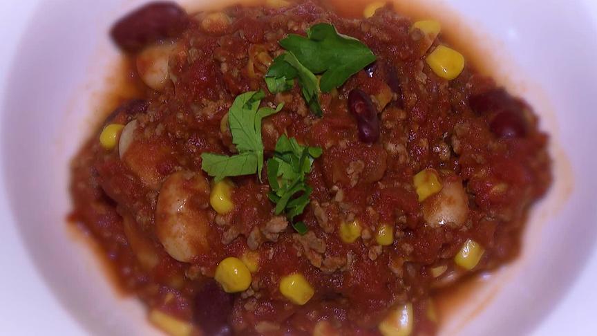 © ORF "bewusst gesund" am 1.4.2023: Clean Eating - Chili con Carne