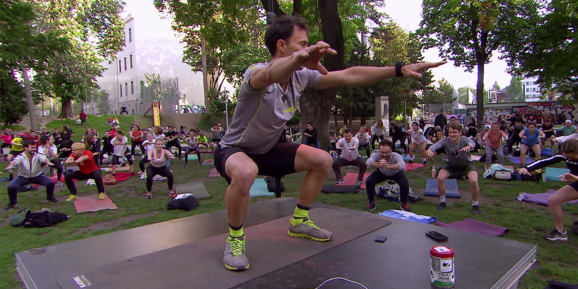 © ORF "bewusst gesund" am 10.6.2023: Training im Park