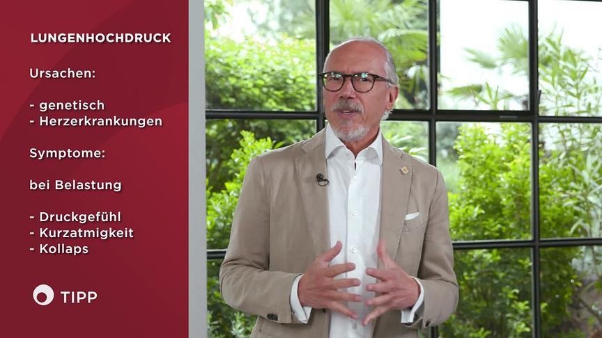 © ORF "bewusst gesund" am 10.6.2023: Tipp zum Thema Lungenhochdruck