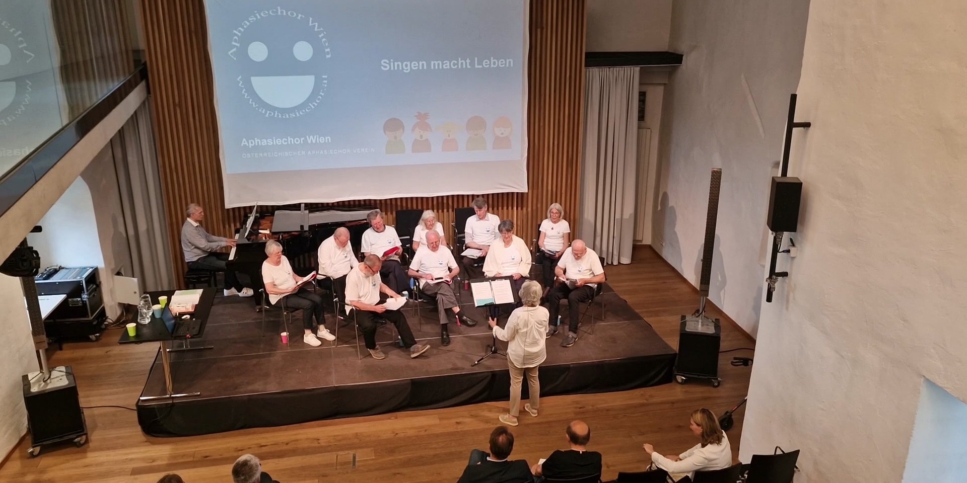 © ORF "bewusst gesund" am 15.6.2024: Singen statt Sprechen - Musiktherapie nach Schlaganfall