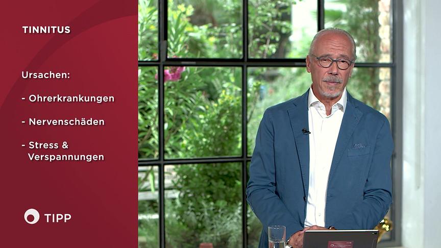 © ORF "bewusst gesund" am 3. Augsut 2024: "Bewusst gesund"-Tipp: Tinnitus