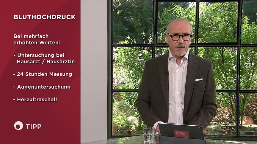© ORF "Bewusst gesund" am 3.5.2025: Bluthochdruck