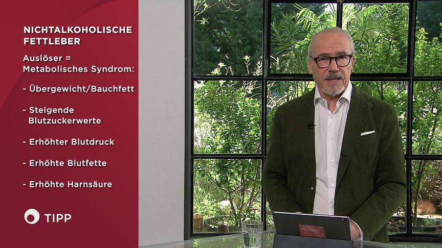 "Bewusst gesund" am 10.5.2025: "Bewusst gesund"-Tipp: Nichtalkoholische Fettleber