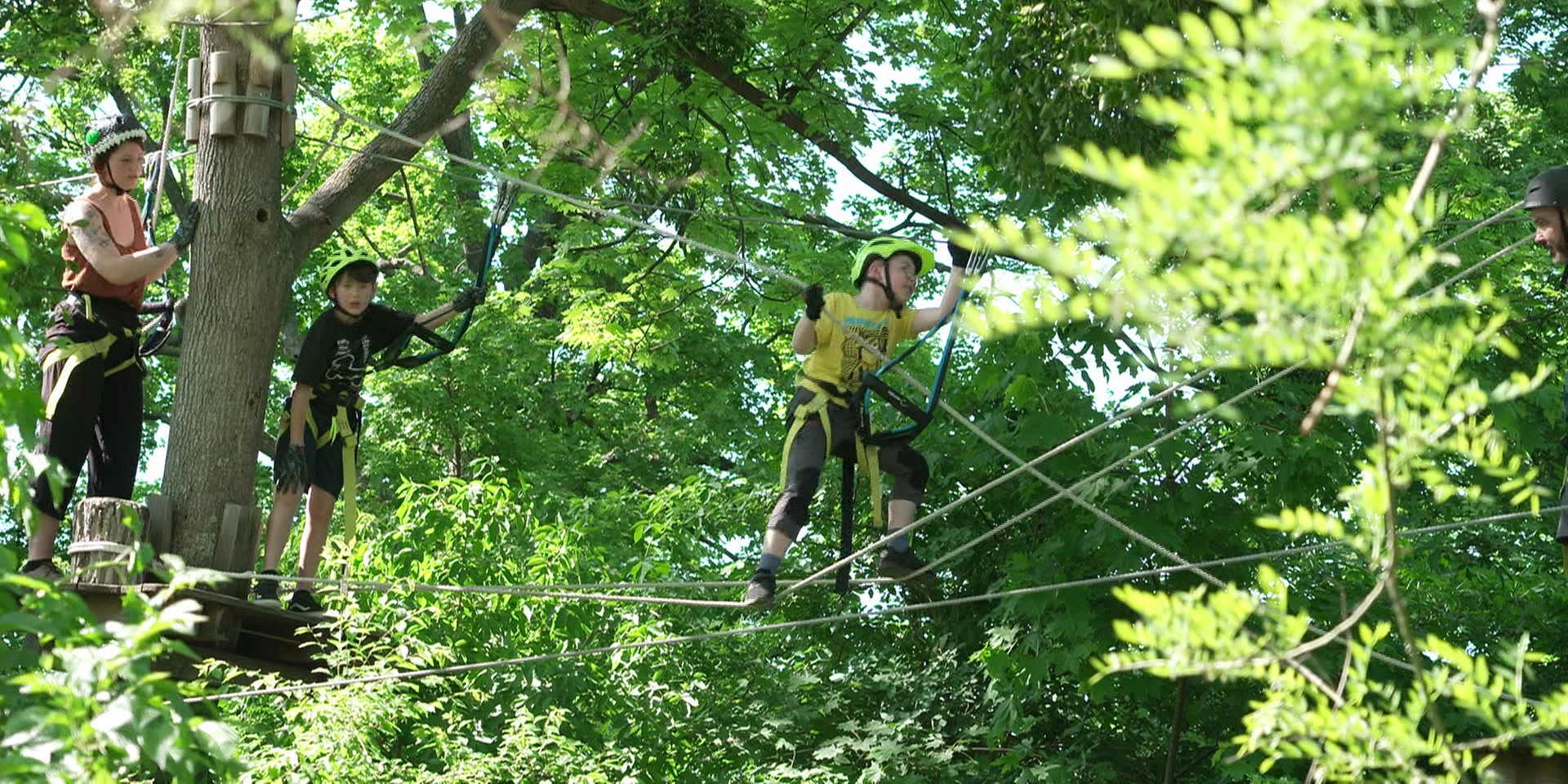 "Bewusst gesund" am 17.5.2025: Klettern im Hochseilgarten