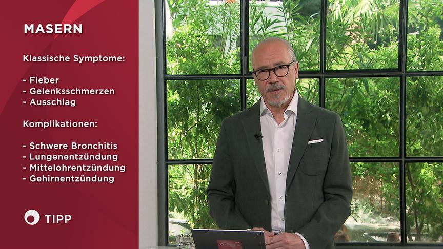 © ORF "Bewusst gesund" am 17.5.2025: Tipp zum Thema Masern