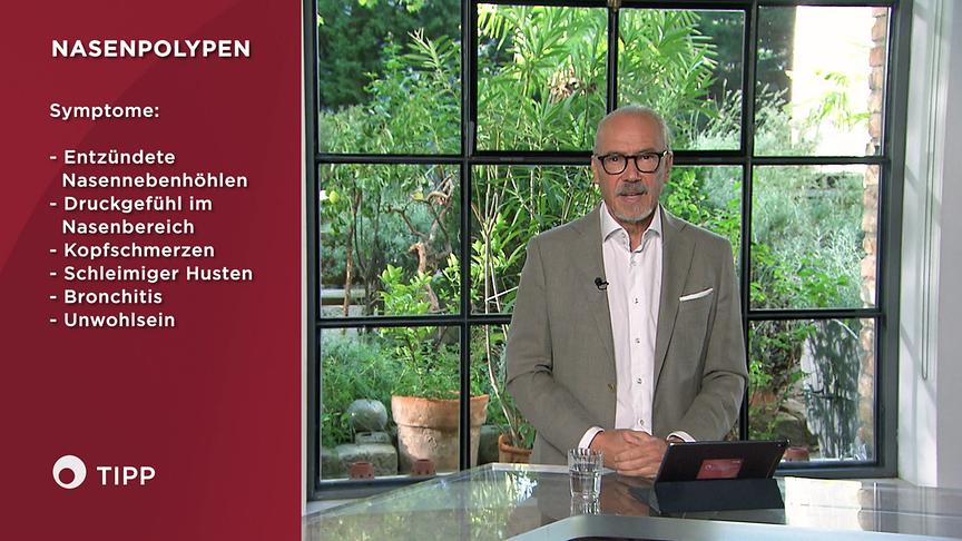 „Bewusst gesund“-Tipp von Siegfried Meryn zum Thema Nasenpolypen
